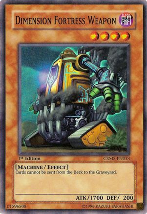 Dimension Fortress Weapon (CRMS-EN033) - Crimson Crisis Unlimited