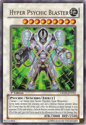 Hyper Psychic Blaster (CRMS-EN042) - Crimson Crisis 1st Edition