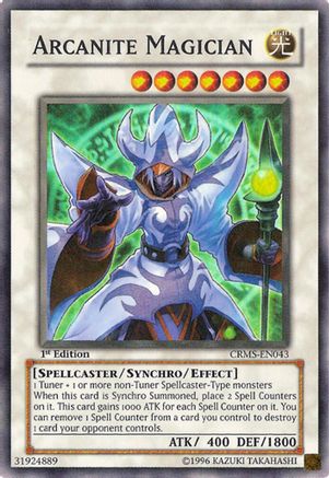 Arcanite Magician (CRMS-EN043) - Crimson Crisis Unlimited