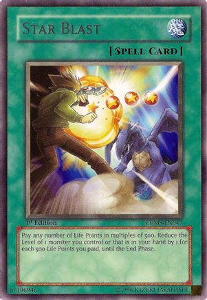Star Blast (CRMS-EN047) - Crimson Crisis 1st Edition