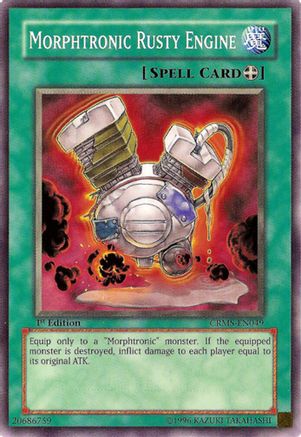 Morphtronic Rusty Engine (CRMS-EN049) - Crimson Crisis Unlimited