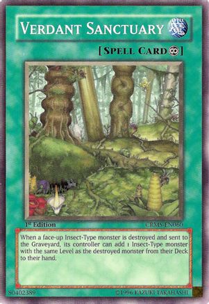 Verdant Sanctuary (CRMS-EN060) - Crimson Crisis 1st Edition
