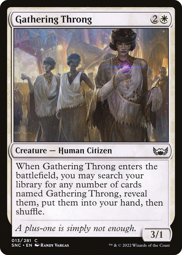 Gathering Throng [Streets of New Capenna]