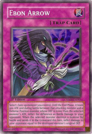 Ebon Arrow (CRMS-EN069) - Crimson Crisis Unlimited