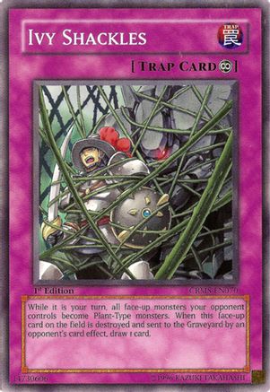 Ivy Shackles (CRMS-EN070) - Crimson Crisis 1st Edition