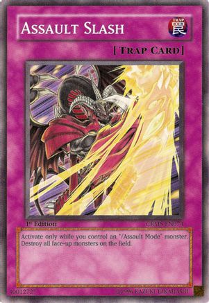 Assault Slash (CRMS-EN074) - Crimson Crisis Unlimited