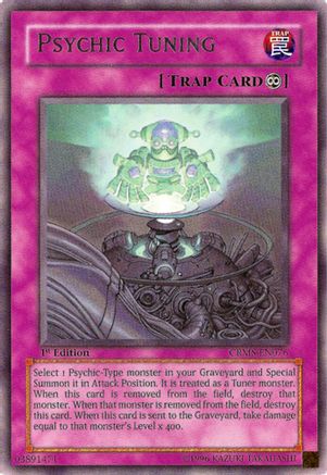 Psychic Tuning (CRMS-EN076) - Crimson Crisis 1st Edition