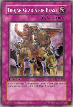 Trojan Gladiator Beast (CRMS-EN078) - Crimson Crisis 1st Edition
