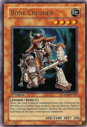 Bone Crusher (CRMS-EN083) - Crimson Crisis 1st Edition