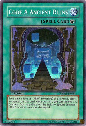 Code A Ancient Ruins (CRMS-EN088) - Crimson Crisis Unlimited