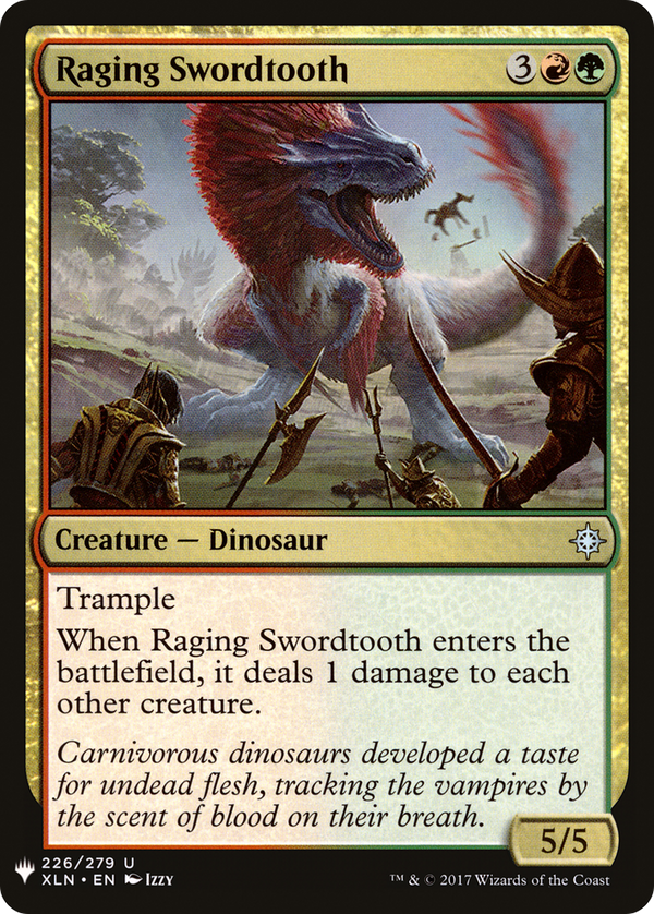 Raging Swordtooth [Mystery Booster]