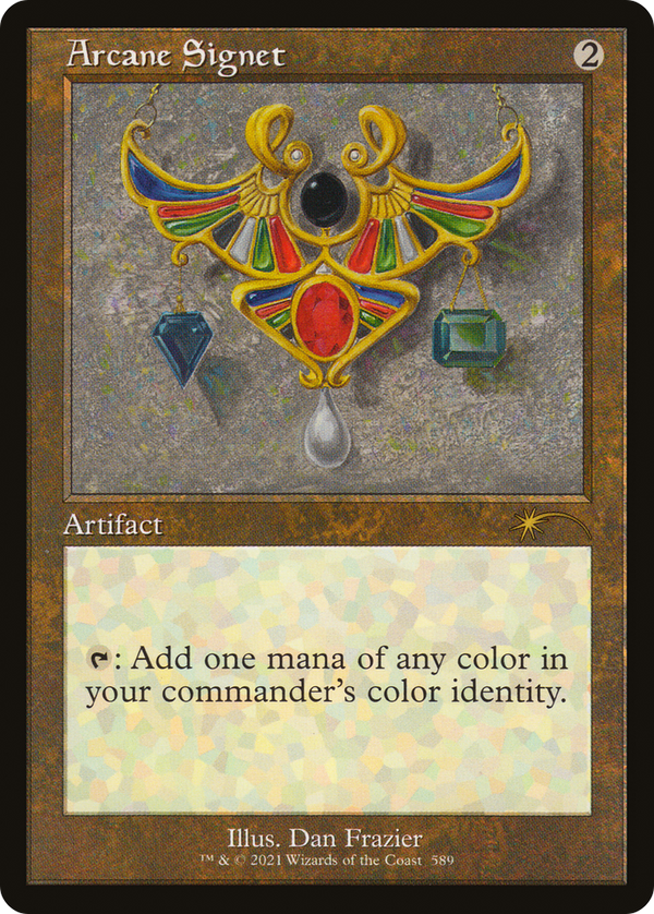 Arcane Signet (589) (SLD-589) - Secret Lair Drop Etched Foil