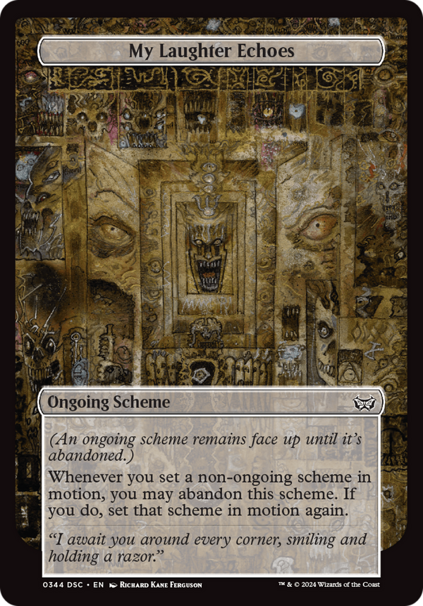 My Laughter Echoes (Full Art) [Duskmourn: Archenemy]