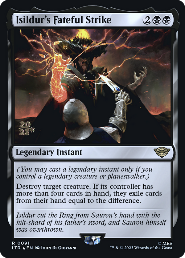 Isildur's Fateful Strike [The Lord of the Rings: Tales of Middle-Earth Prerelease Promos]