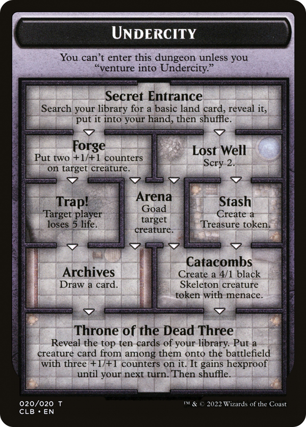 Undercity // The Initiative (TCLB-020) - Battle for Baldur's Gate Tokens