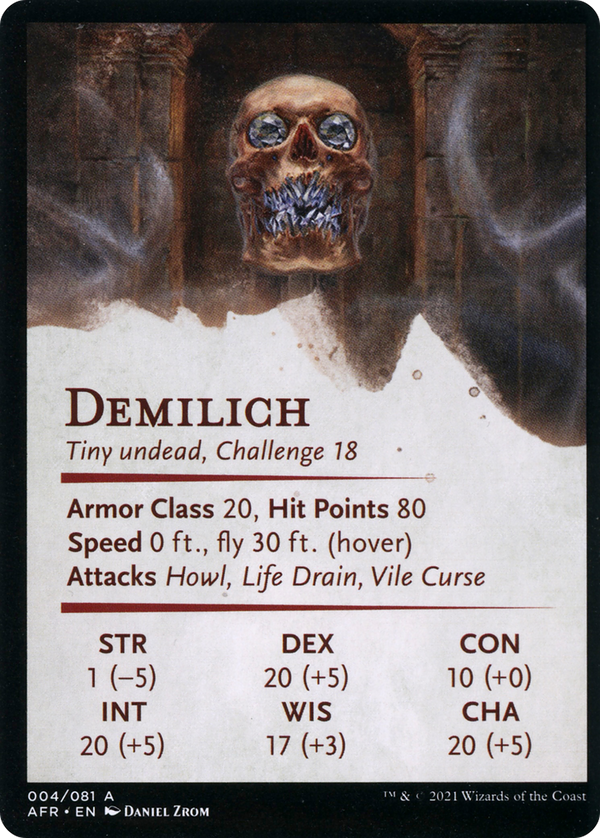 Demilich // Demilich (AAFR-004) - Adventures in the Forgotten Realms Art Series (Borderless)