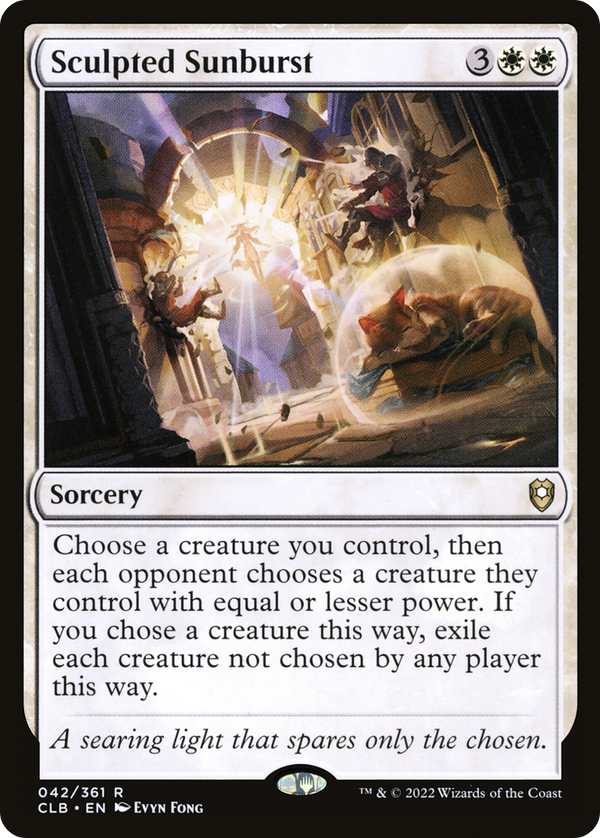 Sculpted Sunburst [Commander Legends: Battle for Baldur's Gate]