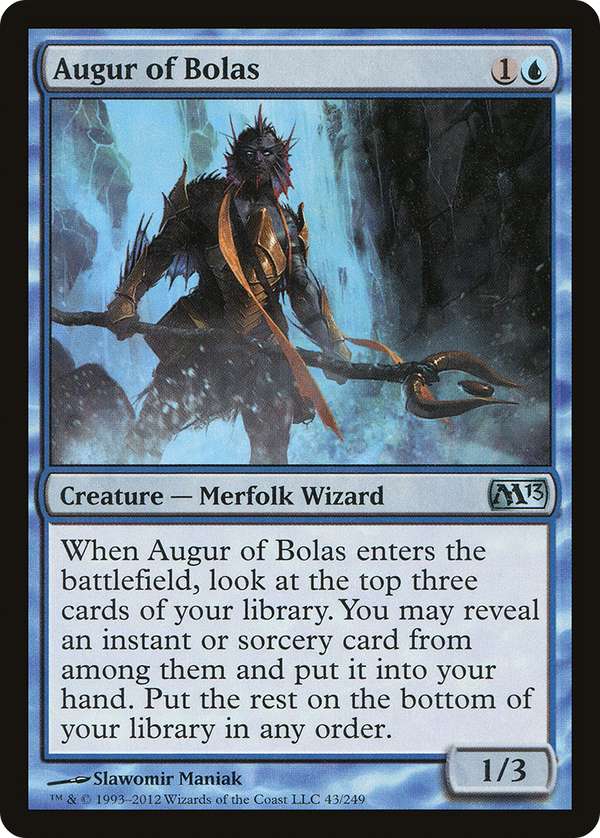 Augur of Bolas [Magic 2013]