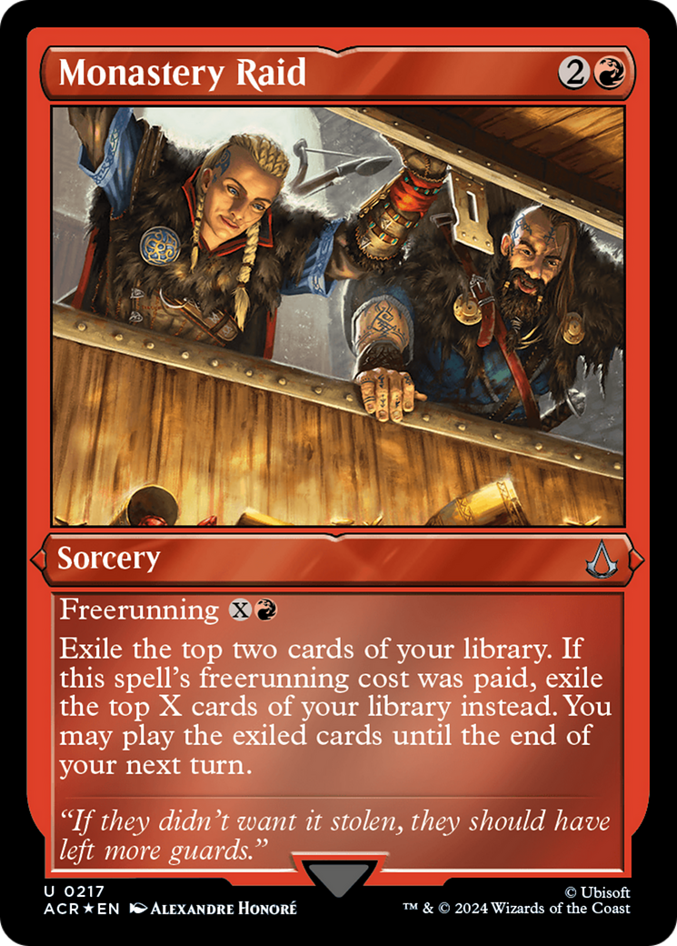 Monastery Raid (Foil Etched) [Assassin's Creed]