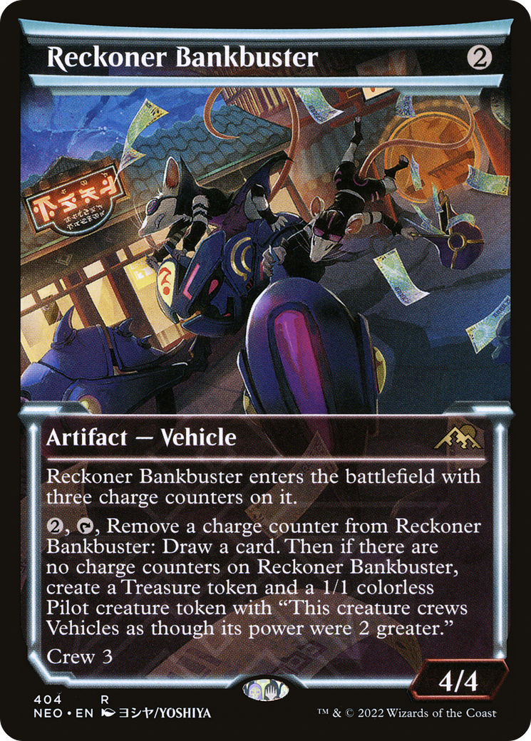 Reckoner Bankbuster (Showcase Soft Glow) [Kamigawa: Neon Dynasty]