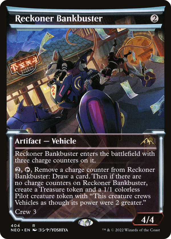 Reckoner Bankbuster (Showcase Soft Glow) [Kamigawa: Neon Dynasty]