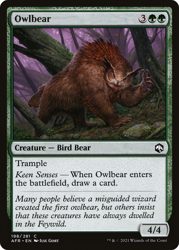 Owlbear [Dungeons & Dragons: Adventures in the Forgotten Realms]