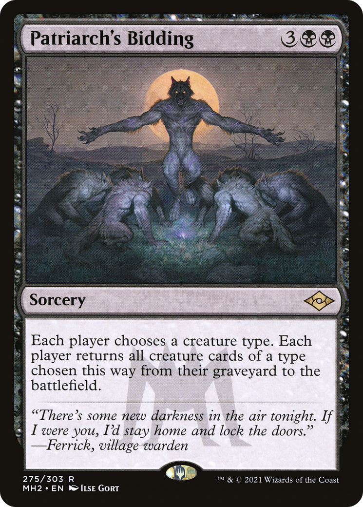Patriarch's Bidding (Foil Etched) [Modern Horizons 2]