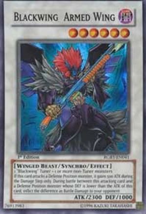 Blackwing Armed Wing (RGBT-EN041) - Raging Battle 1st Edition