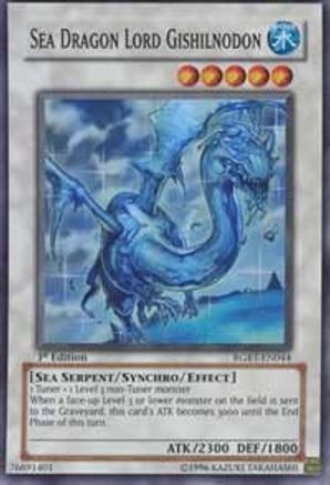 Sea Dragon Lord Gishilnodon (RGBT-EN044) - Raging Battle 1st Edition