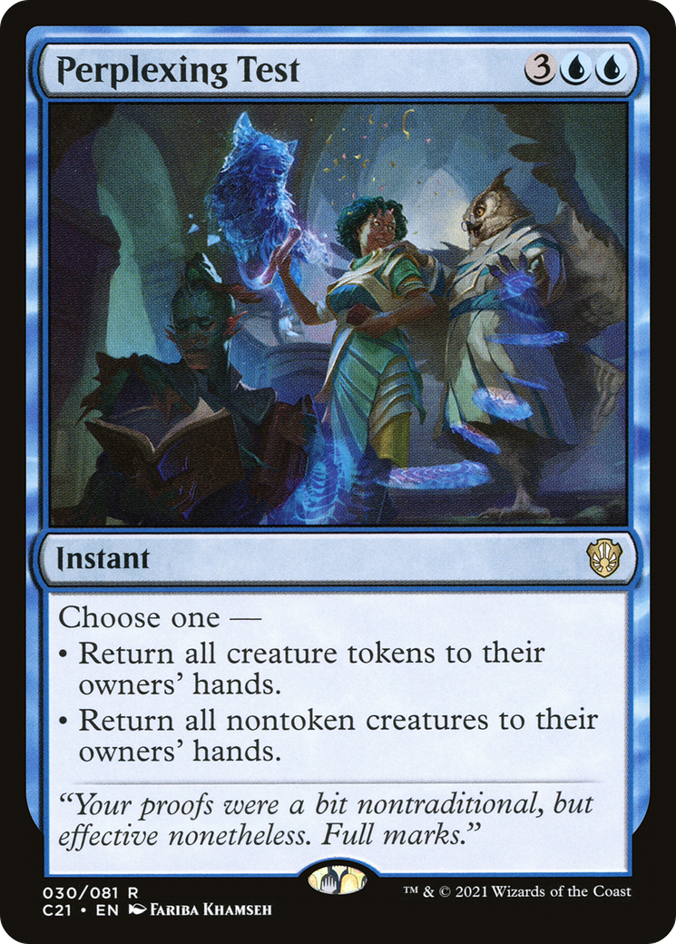 Perplexing Test [Commander 2021]