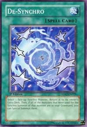 De-Synchro (5DS2-EN029) - 5D's Starter Deck 2009 1st Edition