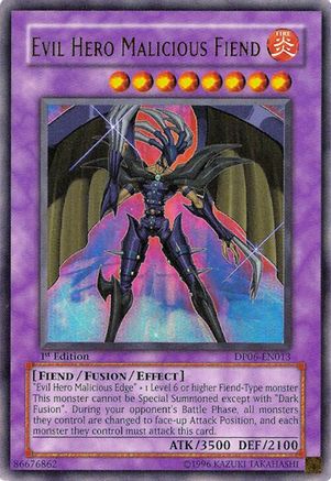 Evil Hero Malicious Fiend (DP06-EN013) - Duelist Pack 6: Jaden Yuki 3 Unlimited