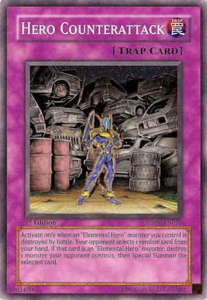 Hero Counterattack (DP06-EN023) - Duelist Pack 6: Jaden Yuki 3 1st Edition