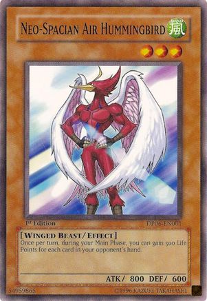 Neo-Spacian Air Hummingbird (DP06-EN001) - Duelist Pack 6: Jaden Yuki 3 Unlimited