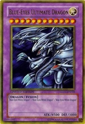 Blue-Eyes Ultimate Dragon (GLD1-EN028) - Gold Series 2008 Limited