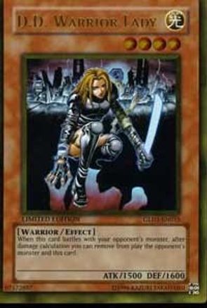 D.D. Warrior Lady (GLD1-EN015) - Gold Series 2008 Limited