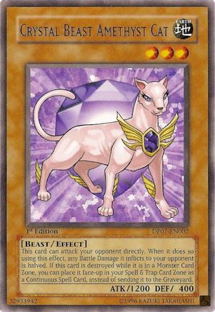 Crystal Beast Amethyst Cat (DP07-EN002) - Duelist Pack 7: Jesse Anderson 1st Edition
