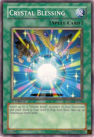 Crystal Blessing (DP07-EN014) - Duelist Pack 7: Jesse Anderson 1st Edition