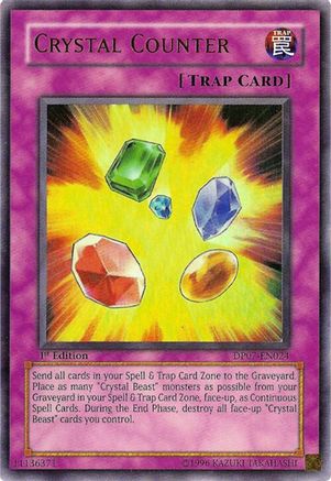Crystal Counter (DP07-EN024) - Duelist Pack 7: Jesse Anderson 1st Edition