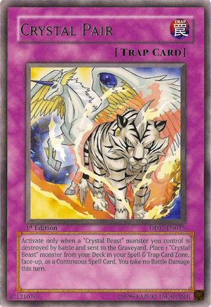 Crystal Pair (DP07-EN025) - Duelist Pack 7: Jesse Anderson 1st Edition