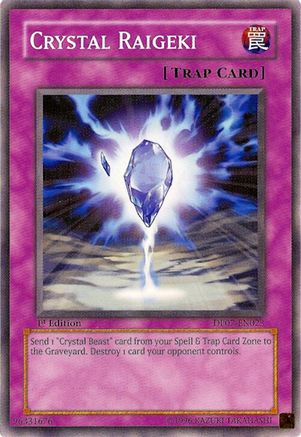 Crystal Raigeki (DP07-EN023) - Duelist Pack 7: Jesse Anderson 1st Edition