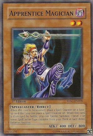Apprentice Magician (SDSC-EN008) - Structure Deck: Spellcaster's Command 1st Edition