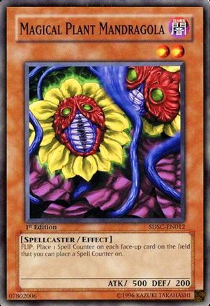 Magical Plant Mandragola (SDSC-EN012) - Structure Deck: Spellcaster's Command Unlimited