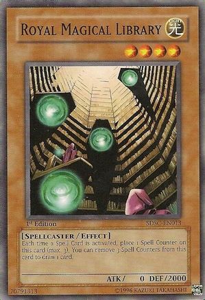 Royal Magical Library (SDSC-EN013) - Structure Deck: Spellcaster's Command 1st Edition