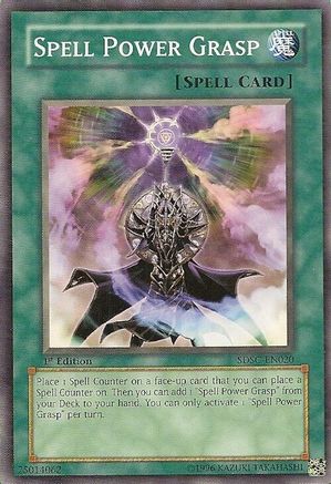 Spell Power Grasp (SDSC-EN020) - Structure Deck: Spellcaster's Command 1st Edition
