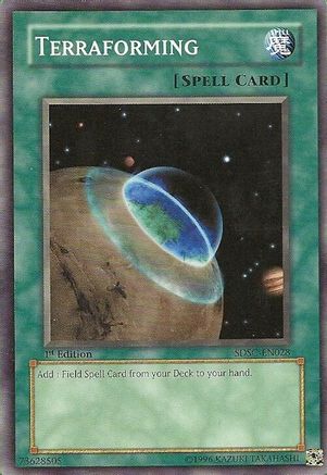 Terraforming (SDSC-EN028) - Structure Deck: Spellcaster's Command 1st Edition