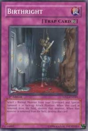 Birthright (5DS1-EN040) - 5D's 2008 Starter Deck 1st Edition