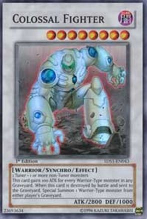 Colossal Fighter (SR) (5DS1-EN043) - 5D's 2008 Starter Deck Unlimited