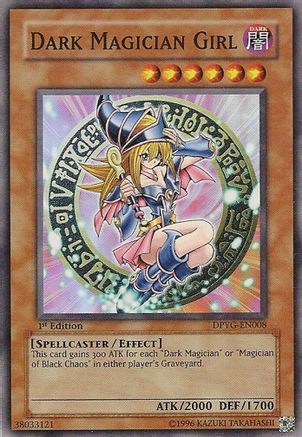 Dark Magician Girl (DPYG-EN008) - Duelist Pack: Yugi 1st Edition