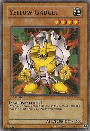 Yellow Gadget (DPYG-EN014) - Duelist Pack: Yugi 1st Edition